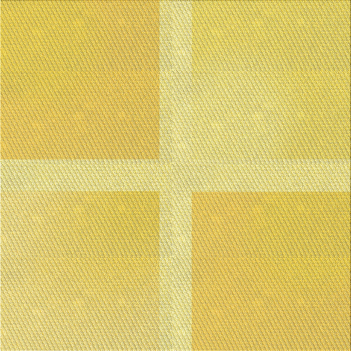 Round Machine Washable Transitional Bold Yellow Rug, wshpat1590yw