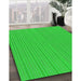 Machine Washable Transitional Lime Green Rug in a Family Room, wshpat1591grn