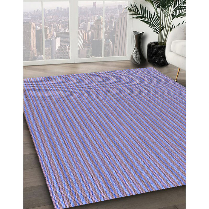 Machine Washable Transitional Lavender Purple Rug in a Family Room, wshpat1591pur