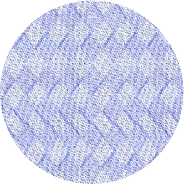 Square Patterned Blue Rug, pat1592blu
