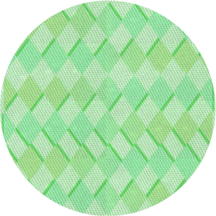 Square Machine Washable Transitional Green Rug in a Living Room, wshpat1592grn