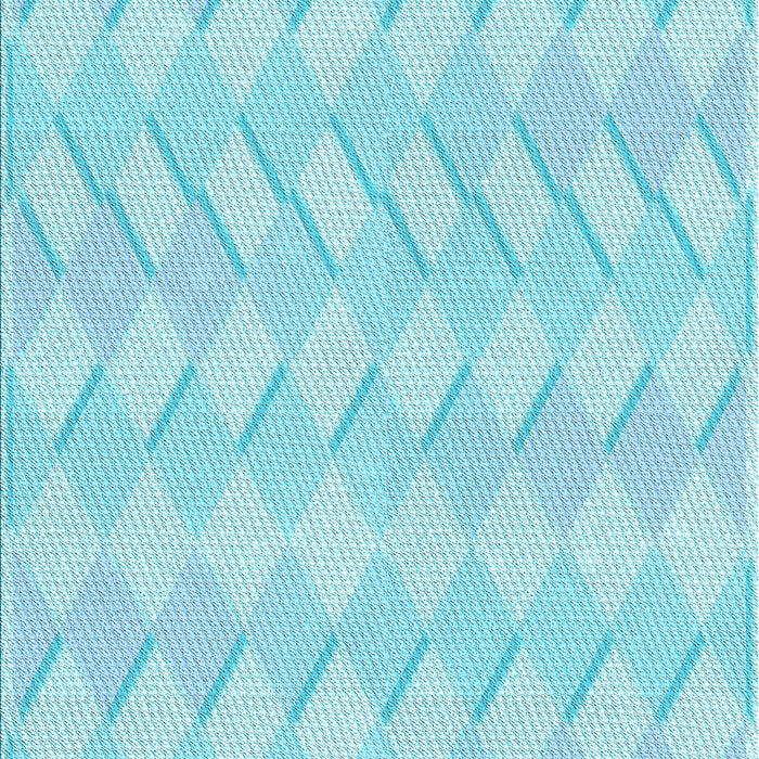 Machine Washable Transitional Diamond Blue Rug, wshpat1592lblu