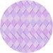 Square Patterned Violet Purple Rug, pat1592pur