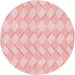 Square Machine Washable Transitional Pastel Red Pink Rug in a Living Room, wshpat1592rd