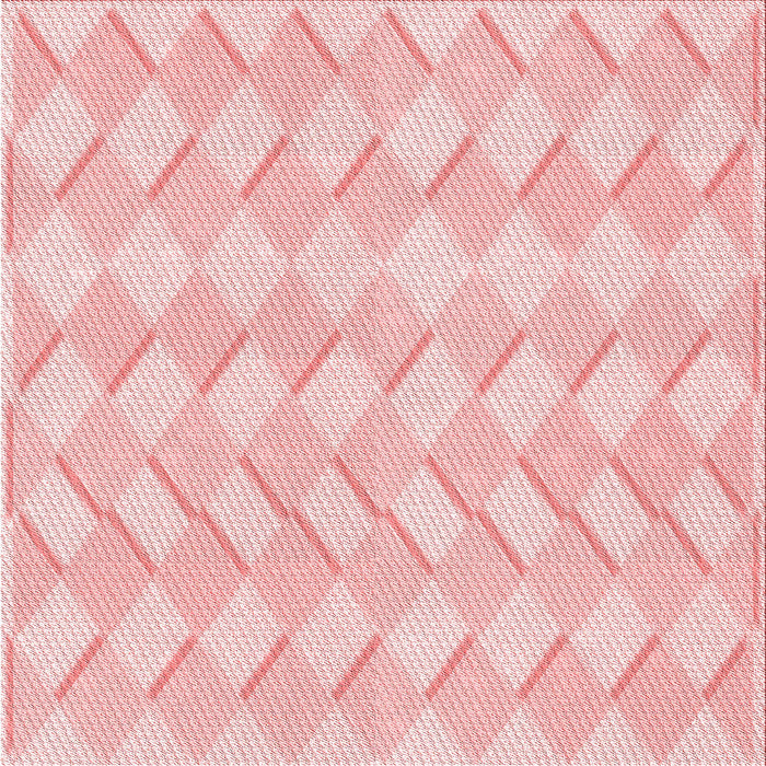 Round Patterned Pastel Red Pink Rug, pat1592rd