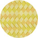 Square Machine Washable Transitional Neon Yellow Rug in a Living Room, wshpat1592yw