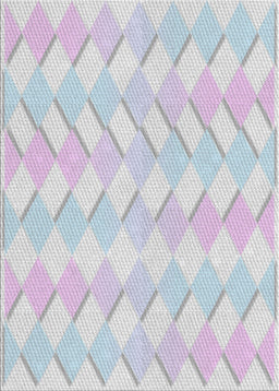 Patterned Water Blue Novelty Rug, pat1592