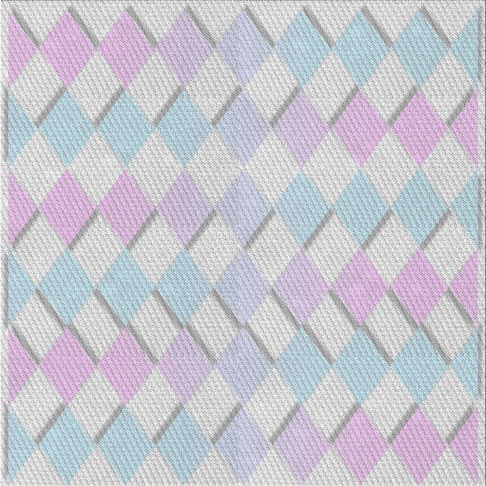 Sideview of Machine Washable Transitional Water Blue Rug, wshpat1592