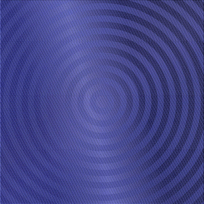 Round Patterned Cobalt Blue Rug, pat1593blu