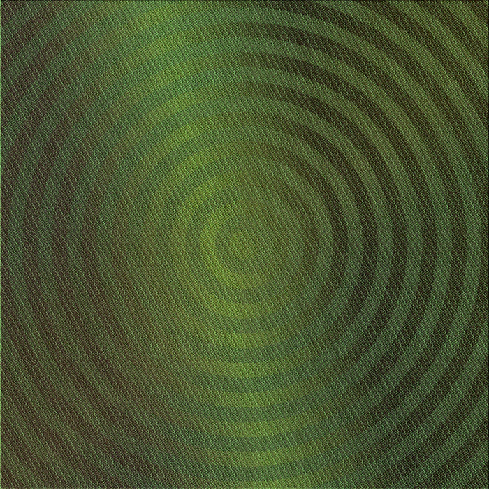 Round Patterned Dark Forest Green Rug, pat1593grn