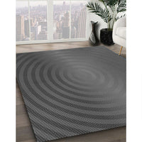 Patterned Silver Gray Rug, pat1593gry