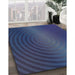 Machine Washable Transitional Blue Rug in a Family Room, wshpat1593lblu