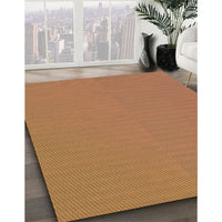 Patterned Orange Rug, pat1594brn