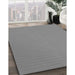 Patterned Dark Gray Rug in Family Room, pat1594gry