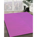 Patterned Fuchsia Magenta Purple Rug in Family Room, pat1594pur