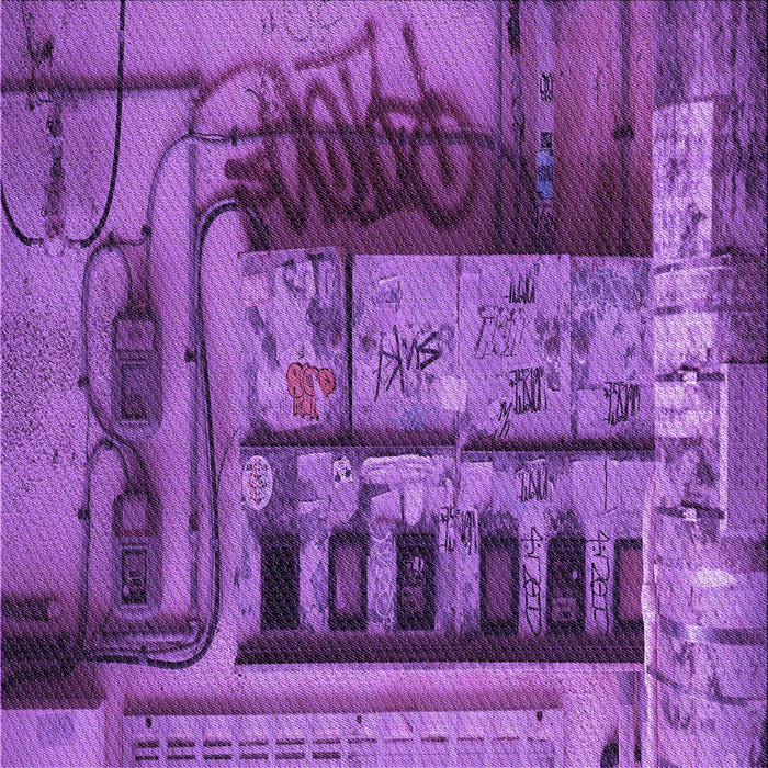 Round Machine Washable Transitional Purple Rug, wshpat1596pur