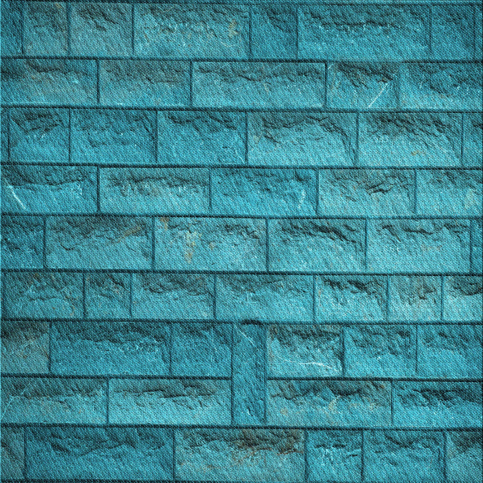 Round Patterned Dark Turquoise Green Rug, pat1597lblu