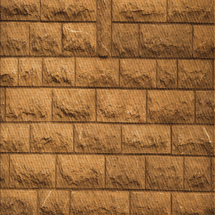 Patterned Saddle Brown Rug, pat1597org