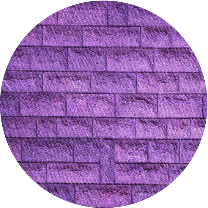 Square Patterned Purple Rug, pat1597pur