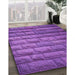 Patterned Purple Rug in Family Room, pat1597pur
