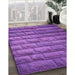 Machine Washable Transitional Purple Rug in a Family Room, wshpat1597pur