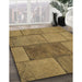 Machine Washable Transitional Saddle Brown Rug in a Family Room, wshpat1598brn