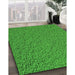 Patterned Green Rug in Family Room, pat1599grn