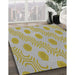 Patterned Brown Novelty Rug in Family Room, pat159