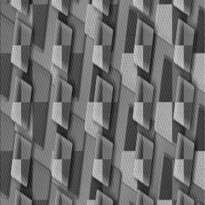 Patterned Gunmetal Gray Rug, pat16gry