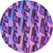 Square Machine Washable Transitional Purple Rug in a Living Room, wshpat16pur