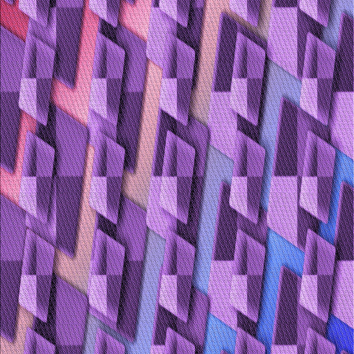 Patterned Purple Rug, pat16pur