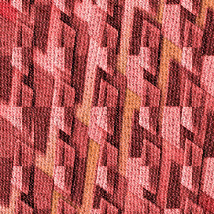 Patterned Red Rug, pat16rd
