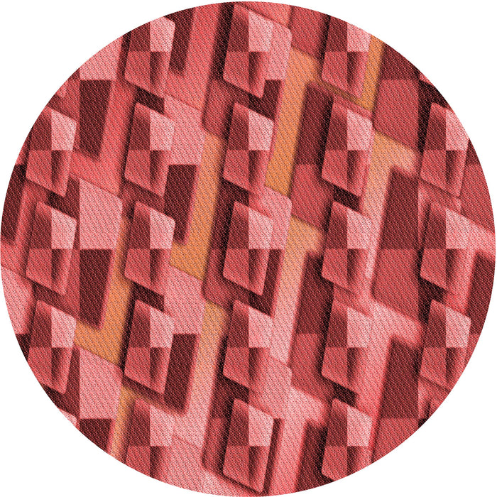 Square Patterned Red Rug, pat16rd