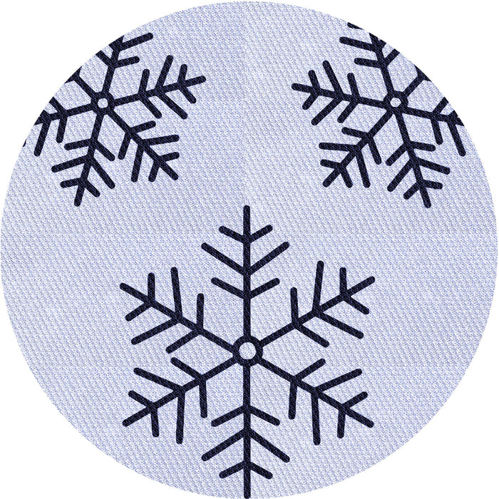 Square Patterned Lavender Blue Rug, pat160blu