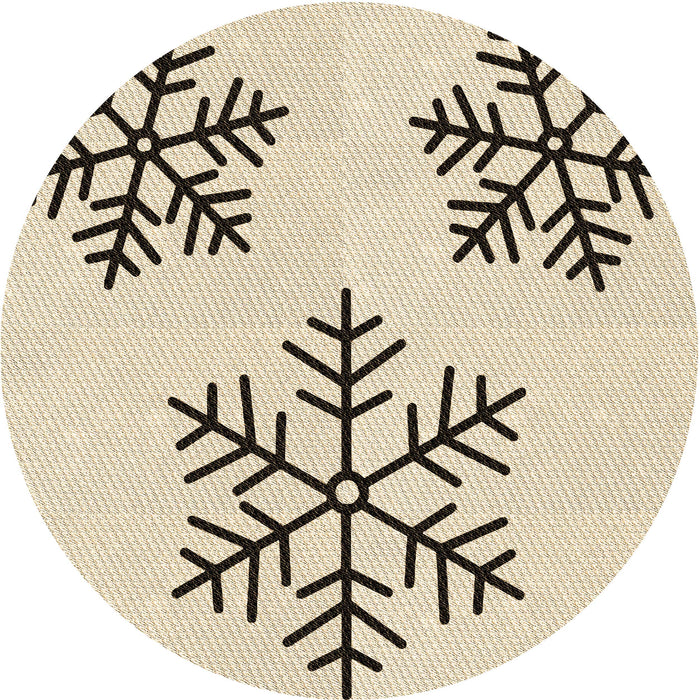 Square Patterned Moccasin Beige Rug, pat160brn