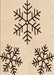 Patterned Copper Brown Rug, pat160org