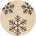 Square Patterned Copper Brown Rug, pat160org
