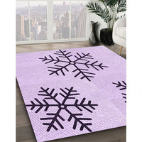 Patterned Lilac Purple Rug, pat160pur