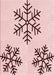 Patterned Pink Rug, pat160rd