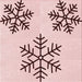 Round Patterned Pink Rug, pat160rd
