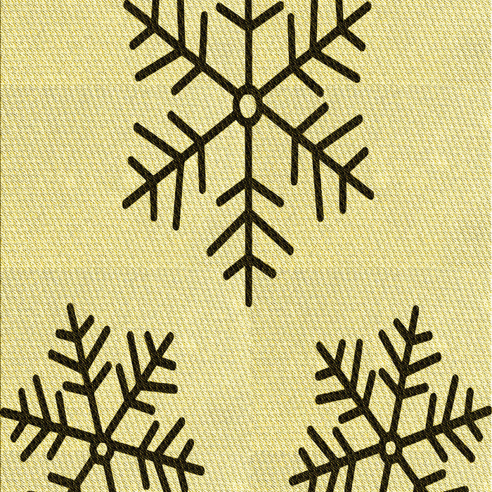 Machine Washable Transitional Sun Yellow Rug, wshpat160yw