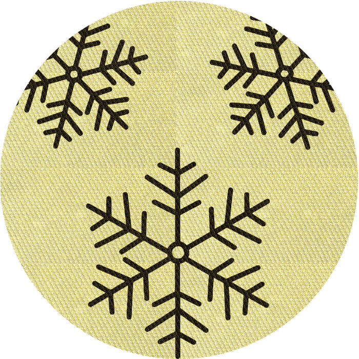 Square Patterned Sun Yellow Rug, pat160yw