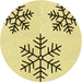 Square Patterned Sun Yellow Rug, pat160yw