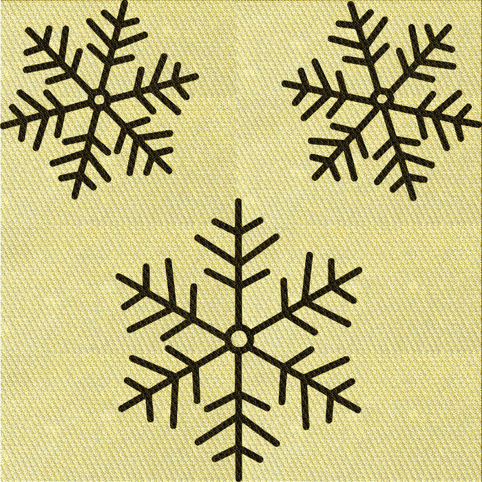 Round Patterned Sun Yellow Rug, pat160yw