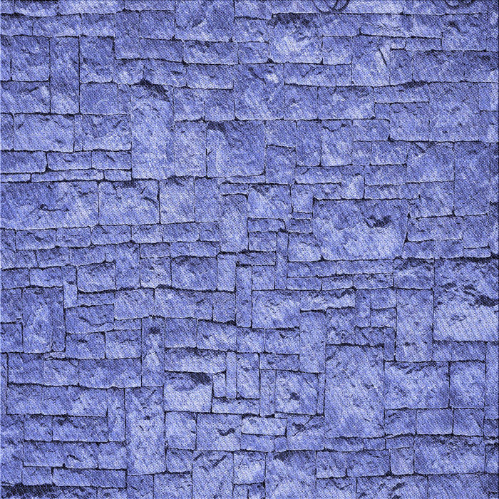 Round Patterned Sky Blue Rug, pat1600blu