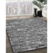 Machine Washable Transitional Grey Gray Rug in a Family Room, wshpat1600gry