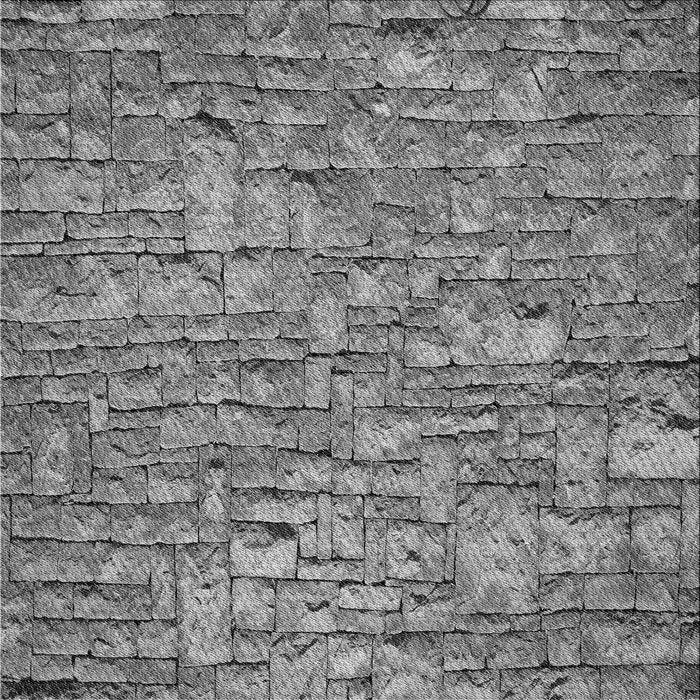 Round Patterned Gray Rug, pat1600gry