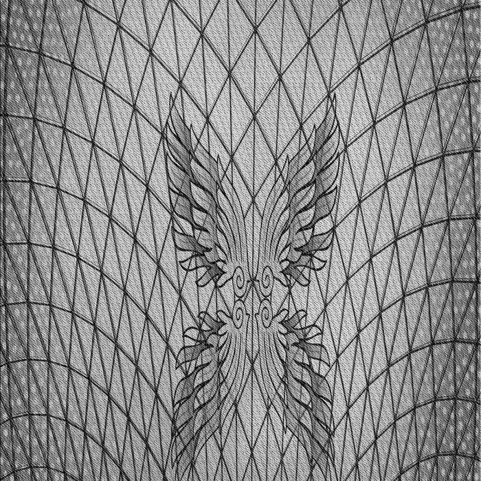 Machine Washable Transitional Cloud Gray Rug, wshpat1601gry