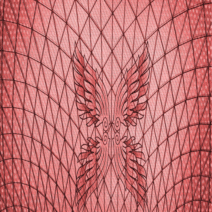 Patterned Red Rug, pat1601rd