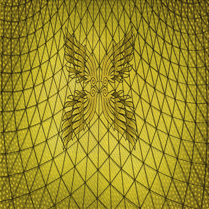 Round Patterned Oak Brown Rug, pat1601yw